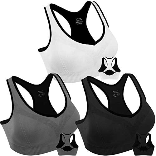 Women Racerback Sports Bras High Impact Workout Yoga Gym Fitness Bra Women Racerback Sports Bras High Impact Workout Yoga Gym Fitness Bra